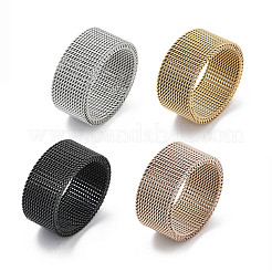 201 Stainless Steel Finger Rings&nbsp;RJEW-H242-01A