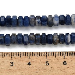 Natural Sodalite Beads Strands&nbsp;G-G317-A17-3x6mm