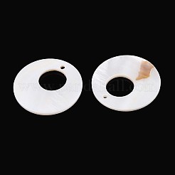 Natural Freshwater Shell Pendants&nbsp;SHEL-T020-45B
