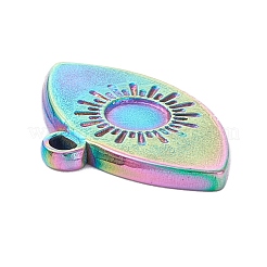 PVD Vacuum Plating 304 Stainless Steel Pendant Cabochons Settings&nbsp;STAS-P288-21M