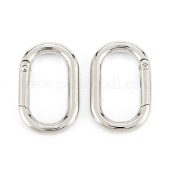 Zinc Alloy Spring Gate Rings&nbsp;X-PALLOY-L233-07B-P