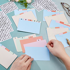50 Sheets Paper Macaron Color Binder Dividers&nbsp;OFST-FH0001-02