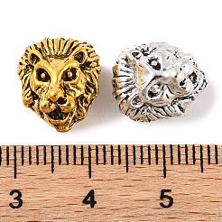 Tibetan Style Alloy Animal Lion Head Beads&nbsp;PALLOY-A063-02