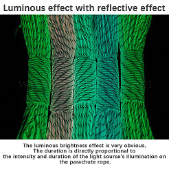 30M Luminous Glow in the Dark Polyester Cord&nbsp;AJEW-SP0004-86D