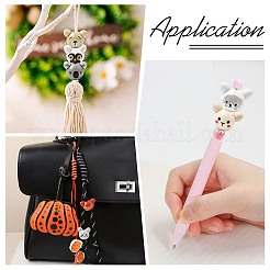 52Pcs 13 Styles Natural Wood European Beads&nbsp;WOOD-CJ0002-82