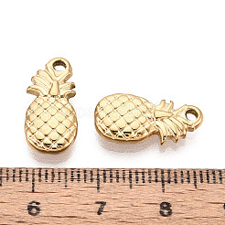 304 Stainless Steel Pineapple Pendants&nbsp;STAS-T069-29G