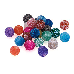 300Pcs 15 Colors Natural Crackle Agate Beads&nbsp;G-TA0001-26