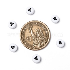 Flat Round Acrylic Beads&nbsp;MACR-PB37C9070-3