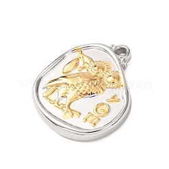 304 Stainless Steel Pendants&nbsp;STAS-G385-08GP