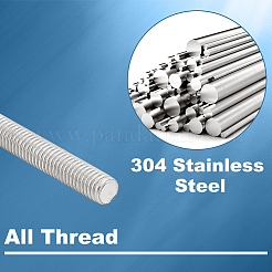 304 Stainless Steel M5 Full Screw Threaded Rod&nbsp;FIND-WH0290-51P