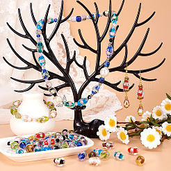 Handmade Foil Glass Lampwork Beads&nbsp;LAMP-CD0001-04