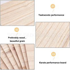 Wooden Karate Breaking Boards&nbsp;LS-WOOD-WH0027-51A