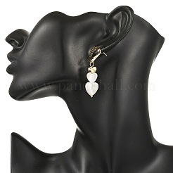 Brass Dangle Stud Earrings&nbsp;EJEW-JE07395