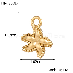 304 Stainless Steel Charms&nbsp;SA-OY001-61G