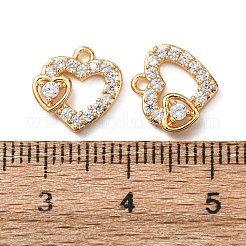 Brass with Cubic Zirconia Pendants&nbsp;KK-L270-06G