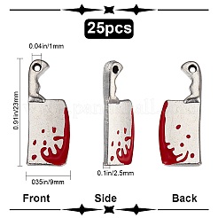 25Pcs Alloy Enamel Pendants&nbsp;FIND-SC0005-31