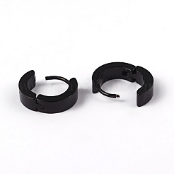 Awesome Design 304 Stainless Steel Hoop Earrings&nbsp;X-EJEW-D210-04B
