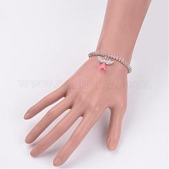 Glass Beaded Charm Bracelets&nbsp;BJEW-JB02309