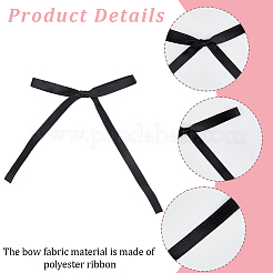 80Pcs Bowknot Polyester Ornament Accessories&nbsp;FIND-SC0020-89B