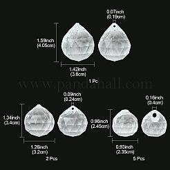 Transparent Acrylic Pendants&nbsp;TACR-YW0001-88