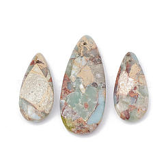 Natural Aqua Terra Jasper Pendants&nbsp;G-S328-003C