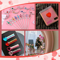 50Pcs Flat Back Acrylic Rhinestone Cabochons&nbsp;OACR-OC0001-18A