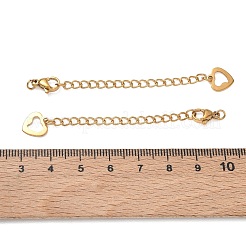 201 Stainless Steel Curb Chain Extender&nbsp;SA-CBA0FDA-01G-09