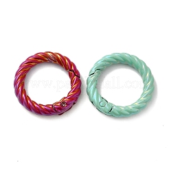 Spray Painted Alloy Spring Gate Ring&nbsp;PALLOY-H131-09