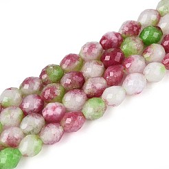 Natural Dyed White Jade Beads Strands&nbsp;G-T142-89E
