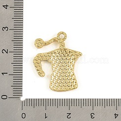 Blended Coffee Alloy Enamel Pendants&nbsp;ENAM-B038-01G-04