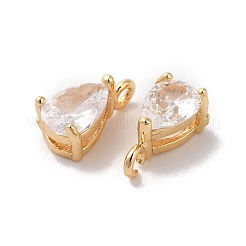 Brass with Clear Glass Pendants&nbsp;KK-G465-45G