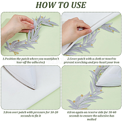 4Pairs Embroidery Thread Ornament Accessories&nbsp;DIY-GF0012-61A