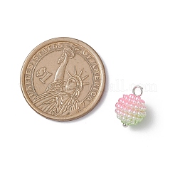 Imitation Pearl Acrylic Charms&nbsp;PALLOY-JF04423-01