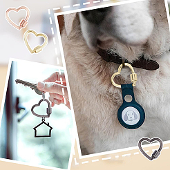 9Pcs 3 Colors Alloy Screw Carabiner Lock Charms&nbsp;FIND-DC0005-63