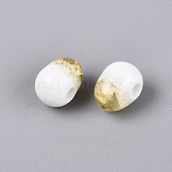 Handmade Crackle Porcelain Beads&nbsp;PORC-Q008-06B-02