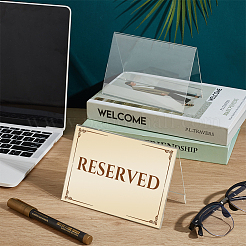Plastic Name Plate Display Stand&nbsp;AJEW-WH0348-865B