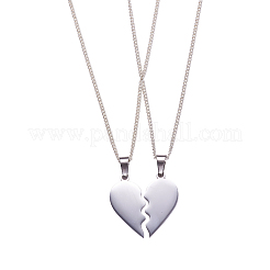 Tarnish Resistant 304 Stainless Steel Split Pendants&nbsp;STAS-F213-01P
