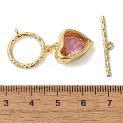 Brass Toggle Clasps&nbsp;KK-N254-90G