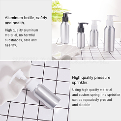 50ml Aluminium Lotion Pump Bottle&nbsp;LS-MRMJ-WH0037-11B-01