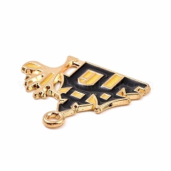Alloy Enamel Pendants&nbsp;ENAM-M055-09G