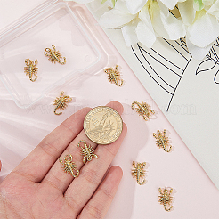 10Pcs Scorpion Brass Pendants&nbsp;KK-BBC0022-83