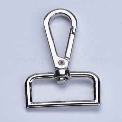 Zinc Alloy Swivel Clasps&nbsp;PALLOY-WH0006-03P