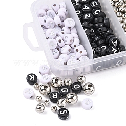 DIY Letter Beaded Stretch Bracelet Making Kit&nbsp;DIY-YW0006-05