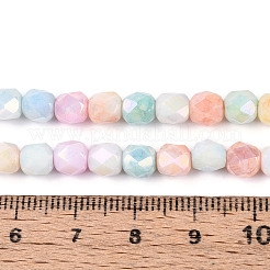 Anti-Tarnish Electroplate Glass Beads Strands&nbsp;GLAA-N057-6mm-08