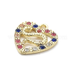 Snake Shape Alloy Rhinestone Pendants&nbsp;PALLOY-Q030-01D