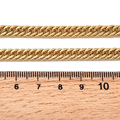 5.5MM 304 Stainless Steel Cuban Link Chain Necklaces for Men&nbsp;LS-NJEW-B134-08A-G