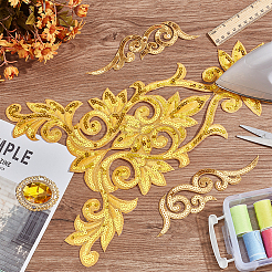 Polyester Embroidery Ornament Accessories&nbsp;DIY-NB0011-01