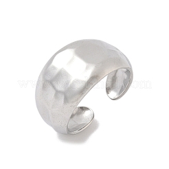 304 Stainless Steel Open Cuff Rings&nbsp;RJEW-A079-01J-P