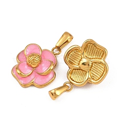 304 Stainless Steel Enamel Pendants&nbsp;STAS-P438-12B-G