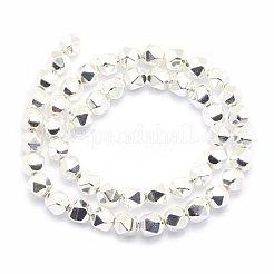 Electroplate Non-magnetic Synthetic Hematite Beads Strands&nbsp;G-L485-07A-S